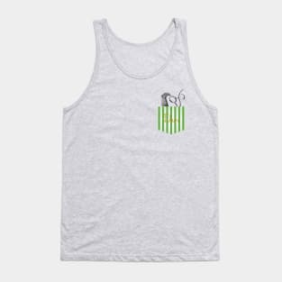 Green Dapper Dan Pocket Tank Top